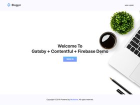 Blogger screenshot
